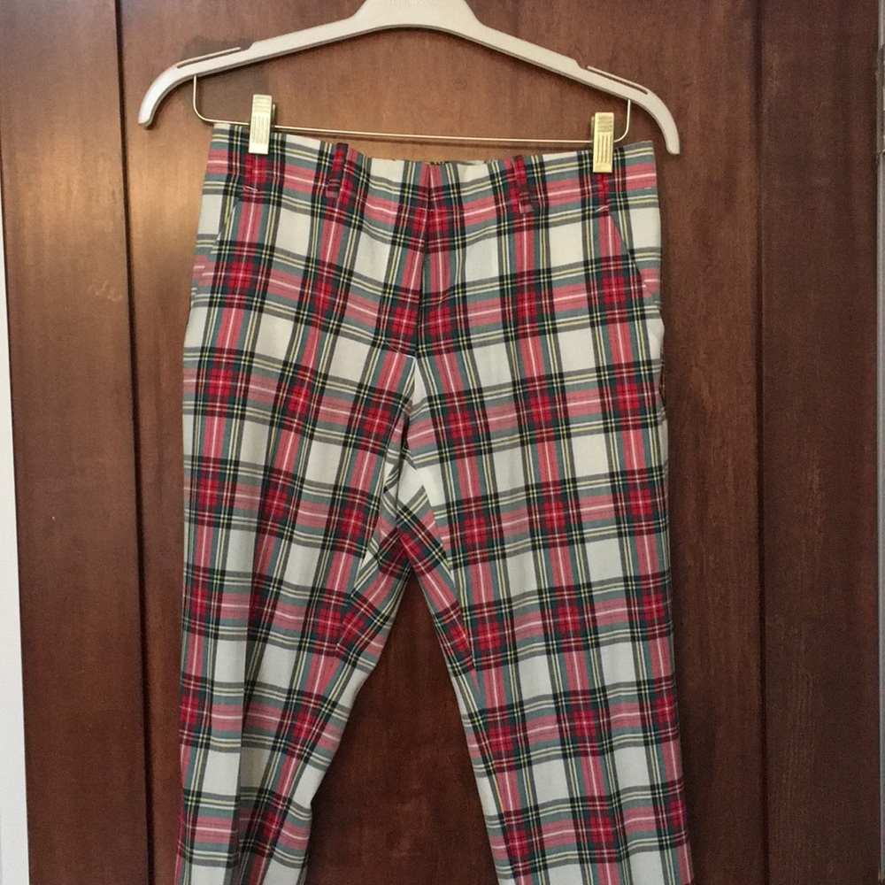Plaid pants from Anthropologie